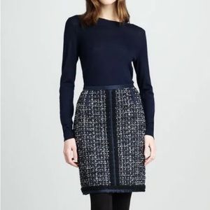 Tory Burch Annabelle tweed wool skirt, size 4.